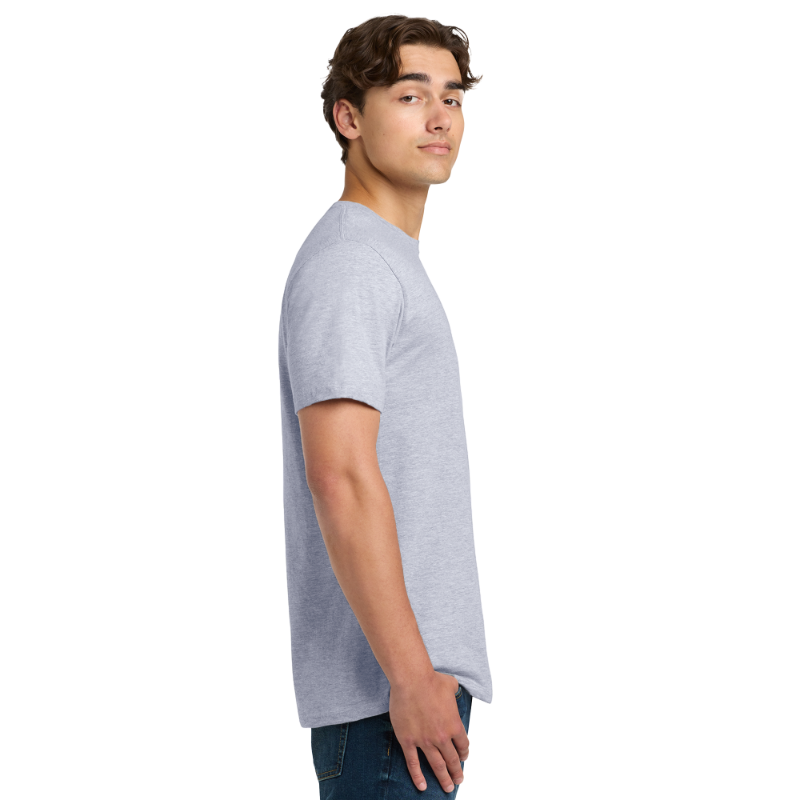 Photo 1 of Gildan Short Sleeve T-Shirt, 100% Heavy Cotton Crew Neck Sport Grey Tee for Men, 6 Pack Size M