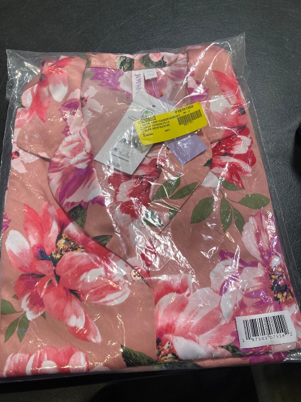 Photo 1 of Joyspun Women’s and Women’s Plus Stretch Satin Pajama Set, Size L