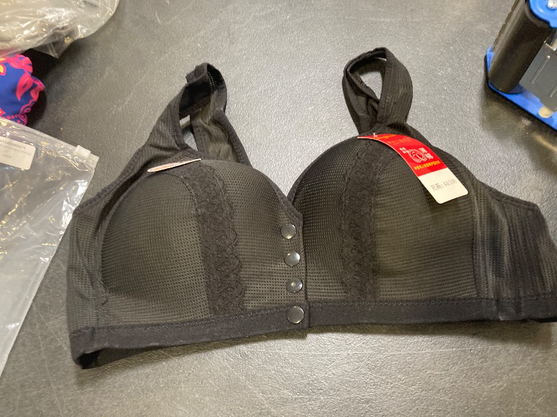 Photo 1 of Bras for Women, Wireless Push Up Bra Full Coverage Bras for Back Fat Breathable Yoga XL