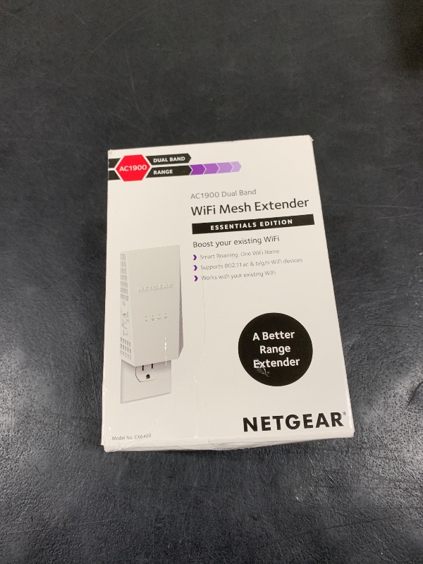 Photo 2 of NETGEAR WiFi Mesh Range Extender EX6400 - Coverage up to 2100 sq.ft. and 35 devices with AC1900 Dual Band Wireless Signal Booster & Repeater (up to 1900Mbps speed), plus Mesh Smart Roaming