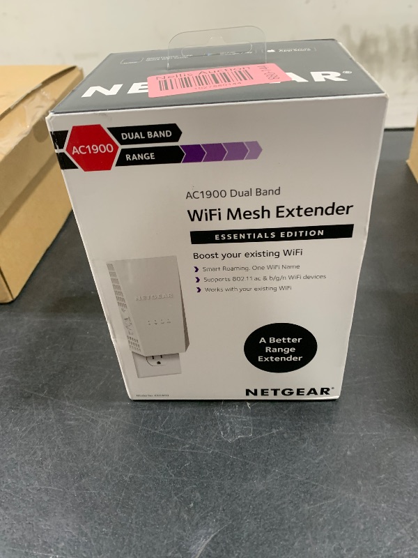 Photo 2 of NETGEAR WiFi Mesh Range Extender EX6400 - Coverage up to 2100 sq.ft. and 35 devices with AC1900 Dual Band Wireless Signal Booster & Repeater (up to 1900Mbps speed), plus Mesh Smart Roaming