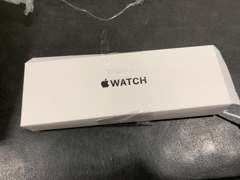 Photo 2 of Apple Watch SE (2nd Gen) [GPS 40mm] Smartwatch with Starlight Aluminum Case with Starlight Sport Band S/M. Fitness and Sleep Trackers, Crash Detection, Heart Rate Monitor, Retina Display