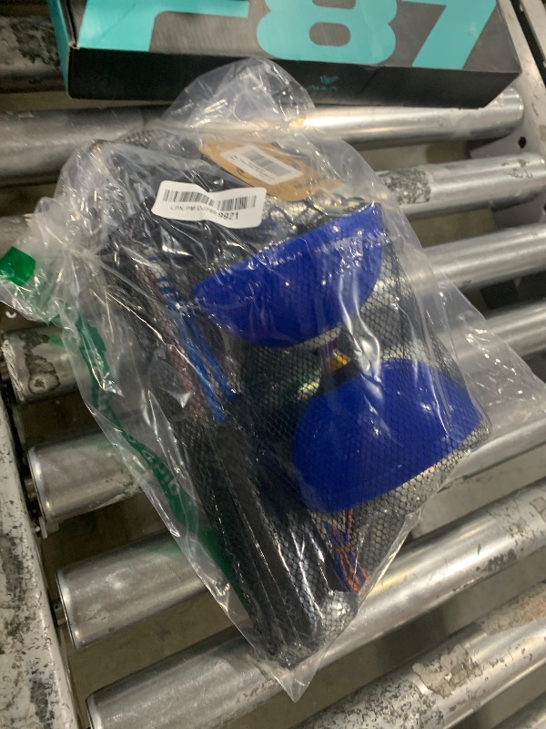 Photo 1 of MAGICYOYO Pro Triple Bearing Diabolo Medium Size 5” Blue Chinese Yoyo Toy with 2 Pair Carbon Sticks+ 2 Extra Strings +1 Net Bag, High Performance Chinese Yoyo Diabolo Skill Toy
