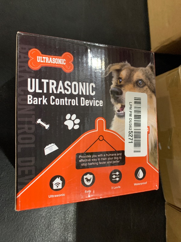 Photo 1 of 2-in-1 Anti Barking Device, Ultrasonic Dog Barking Deterrent Devices Safe for Dogs, Dog Barking Control Devices Up to 50 Ft Range Dog Training & Behavior Aids, Anti Barking Device for Dogs Indoor