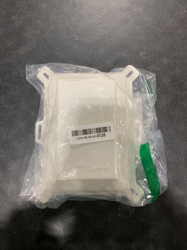 Photo 1 of Recessed Outlet Box, DBHS1W-1 Low Profile Electrical Outlet Box, Wall Plate Kit for New Vinyl Siding, Enclosed Weatherproof Outlet Box with Duplex & Decorator Style Covers, 1-Gang, Horizontal, White