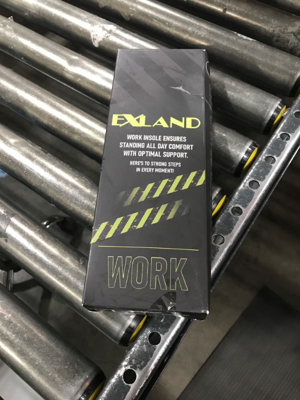 Photo 1 of (New) Exland Work Comfort Memory Foam Gel Insoles for Men and Women - Standing All Day Cushioning, Shock Absorbing Shoe and Boot Inserts - Anti Fatique - Trim to Fit (Size: L) [1 Pair]