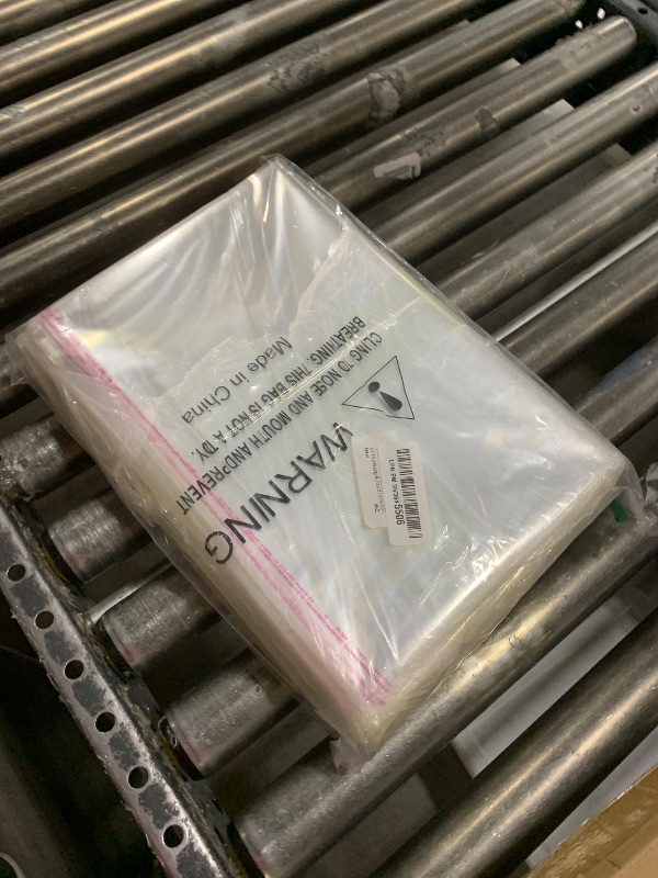 Photo 1 of 12x16 inches Large Clear Resealable Cellophane Bags for Packaging Products 500ct Plastic Self-sealing Gift Bags Self Adhesive for Gifts,Clothes, Small Business, Thank you Stickers