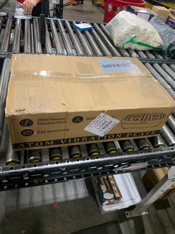 Photo 1 of EILISON Atom Vibration Plate Exercise Machine - Full Body Vibration Plate for Lympathic Drainage 300lbs Capacity (Atom Silver)