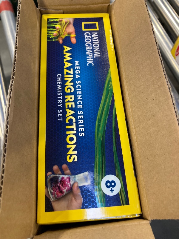 Photo 1 of NATIONAL GEOGRAPHIC Amazing Chemistry Set - Chemistry Kit with 100+ Science Experiments Including Crystal Growing and Reactions, Science Kit for Kids, STEM Gift for Boys and Girls (Amazon Exclusive)
