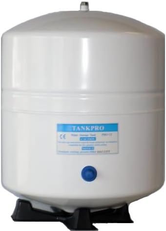 Photo 1 of (PRO-3.2) 4.0 Gallon Metal Storage Tank 1/4" NPT; White
