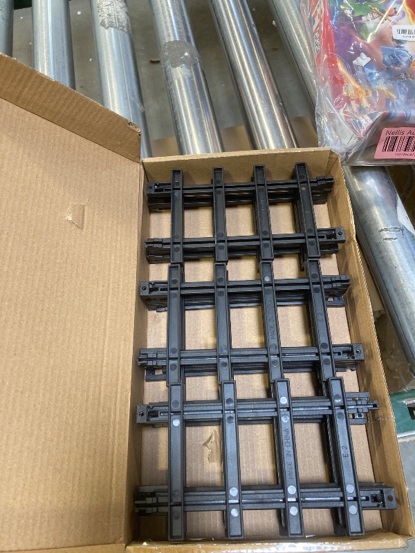 Photo 1 of Lionel Ready-to-Play Straight Track Pack, 6-1/4”, 12 pieces, Black