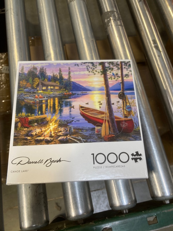 Photo 1 of Buffalo Games - Darrell Bush - Canoe Lake - 1000 Piece Jigsaw Puzzle