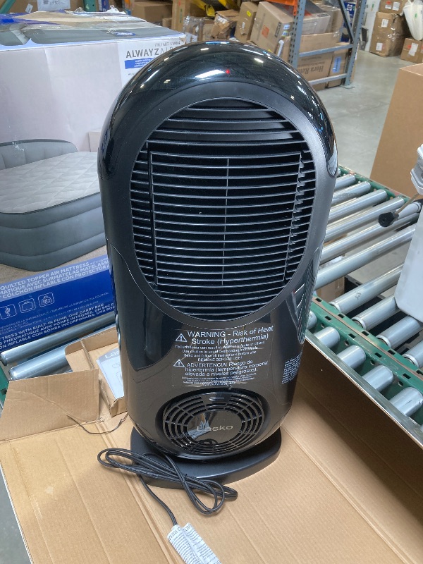 Photo 1 of Lasko CC27350 27" Motion X Console Space Heater with Remote Control, Black
