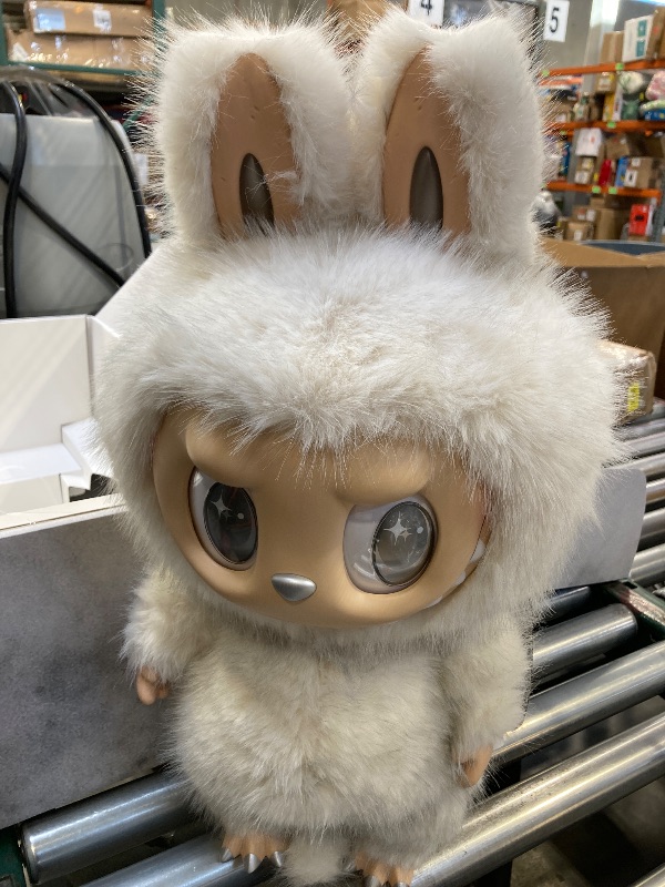 Photo 4 of POP MART THE MONSTERS Angel in Clouds Labubu Vinyl Plush White 58cm
