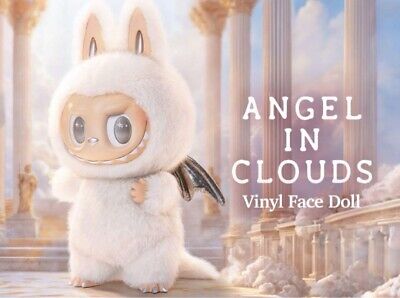 Photo 1 of POP MART THE MONSTERS Angel in Clouds Labubu Vinyl Plush White 58cm
