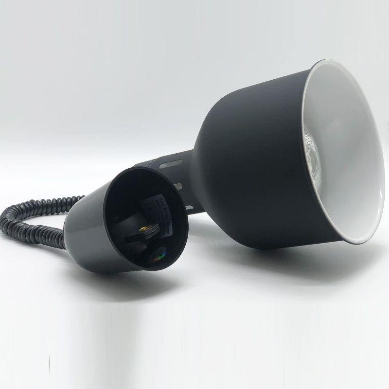 Photo 1 of Hanging Food Heat Lamp Buffet Food Warmer Light Heating Lamp for Food Commercial (Black)
