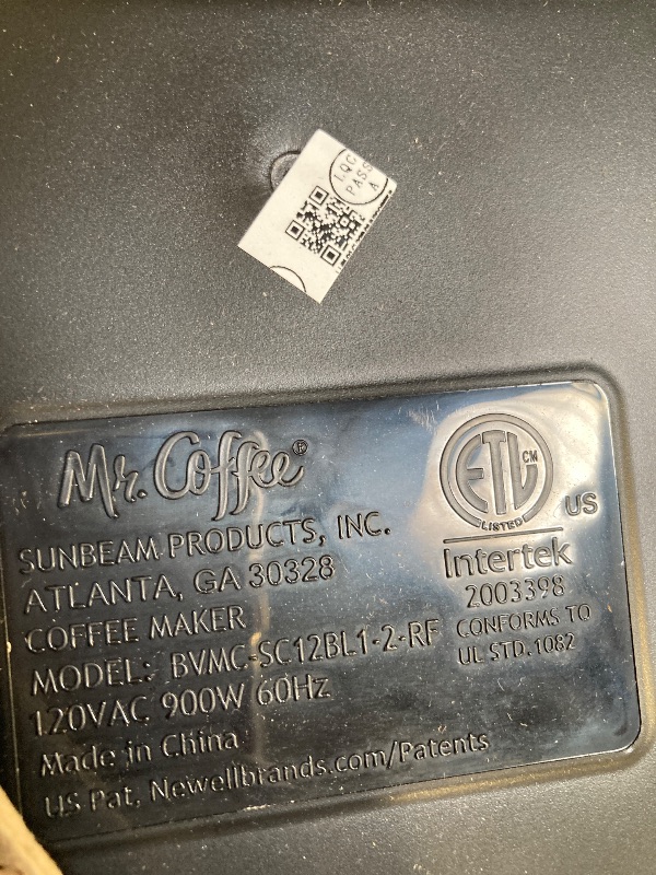 Photo 1 of Mr. Coffee® 12-Cup Switch Coffee Maker Black