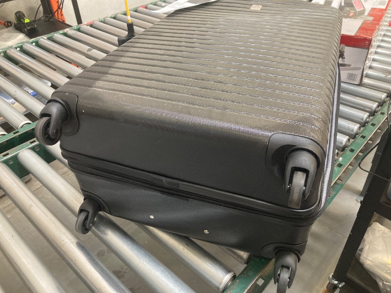 Photo 1 of  Protege Vacationer Hard Side 28” Expandable Checked Luggage Black 