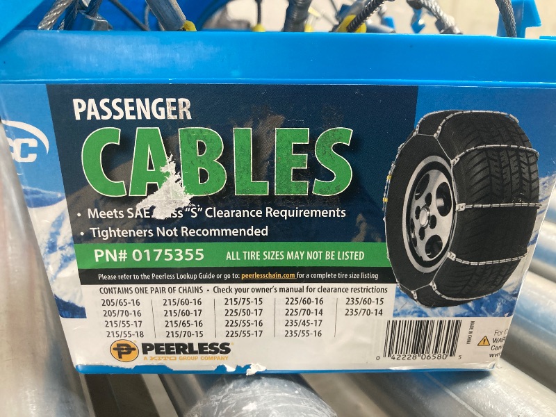 Photo 1 of  Peerless Chain Passenger Car Tire Cable #0175355 