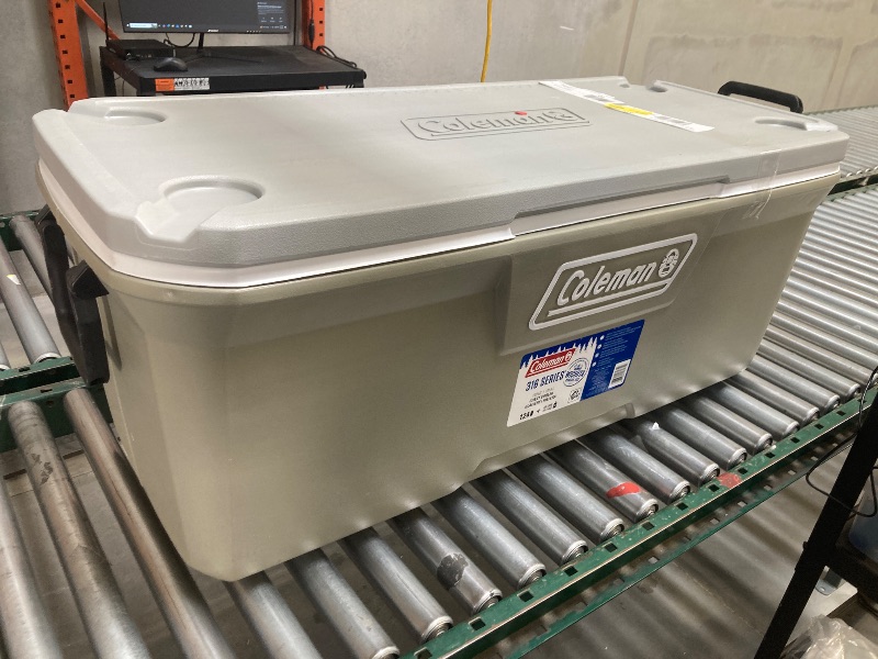 Photo 1 of  Coleman 316 Series 150QT Hard Chest Cooler Silver Ash 