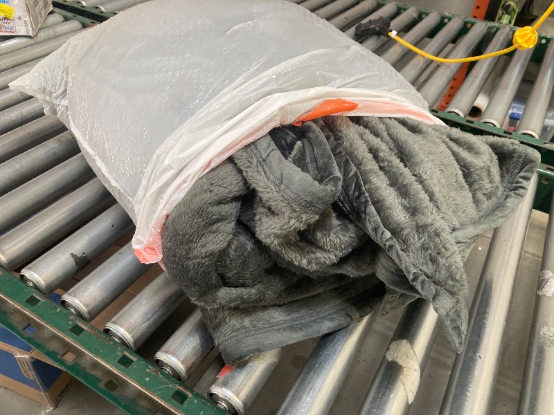 Photo 1 of  The Huge Blanket Slate Gray Blanket, 110 X 132 INCHES