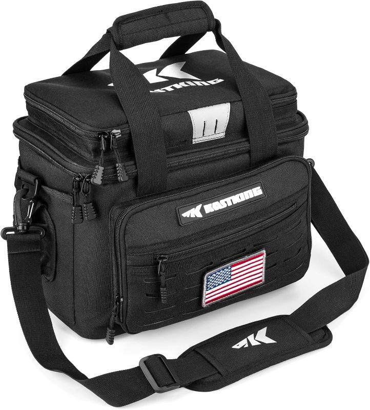 Photo 1 of  KastKing Karryall Tackle Bags - Water Resistant Gear Storage for Saltwater or Freshwater - Padded Shoulder Strap - Fishing Gear Storage 