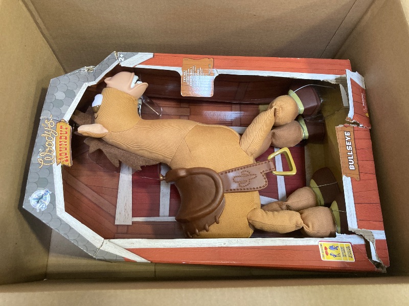 Photo 1 of Disney Store Official Bullseye Interactive Talking Action Figure from Toy Story, Features Sounds and Phrases from The Movies, Interacts with Other Figures and Toys