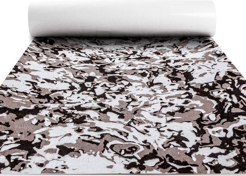 Photo 1 of  Fullfire Boat Flooring EVA Decking Foam Marine Flooring Camo Marine Mat Sheet Pontoon Boat Motorboat RV Yacht Kayak 94"x24", SNOW CAMO