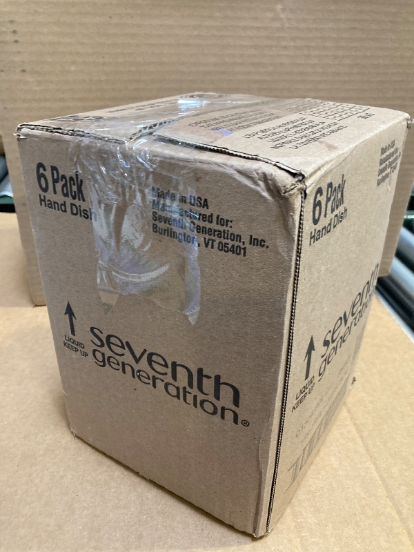 Photo 1 of 6pack Seventh Generation Dish Liquid Soap Free & Clear liquid soap Pack of 6 Dishwashing Soap Dish Soap for sensitive skin 19 oz