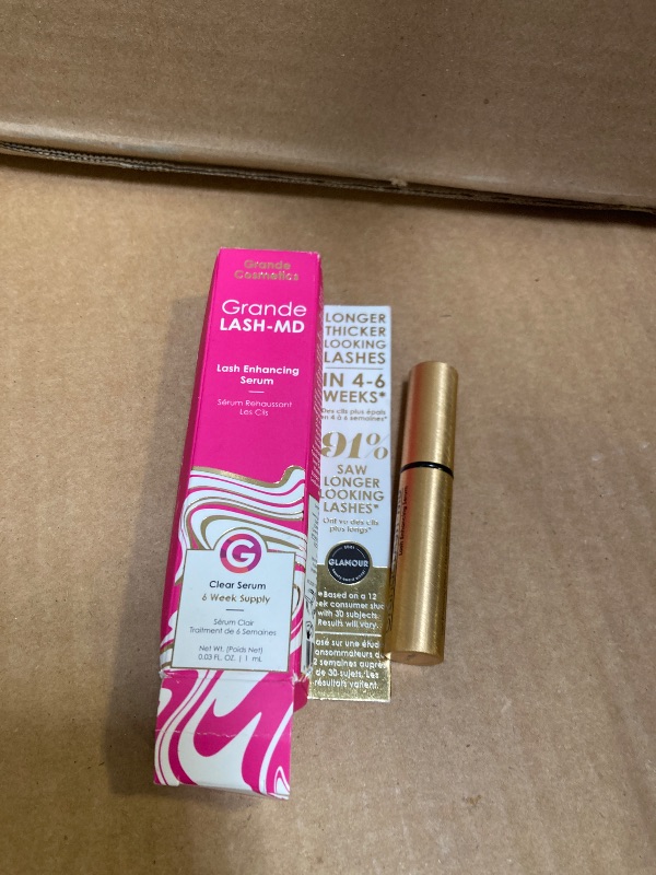 Photo 1 of Grande Cosmetics GrandeLASH-MD Lash Enhancing Serum, 1 ml - 6-week starter supply