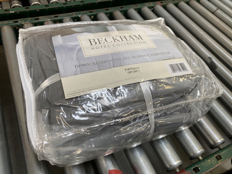 Photo 1 of Beckham Hotel Collection 1300 Series - All Season - Luxury Goose Down Alternative Comforter - Full/Queen - Gray