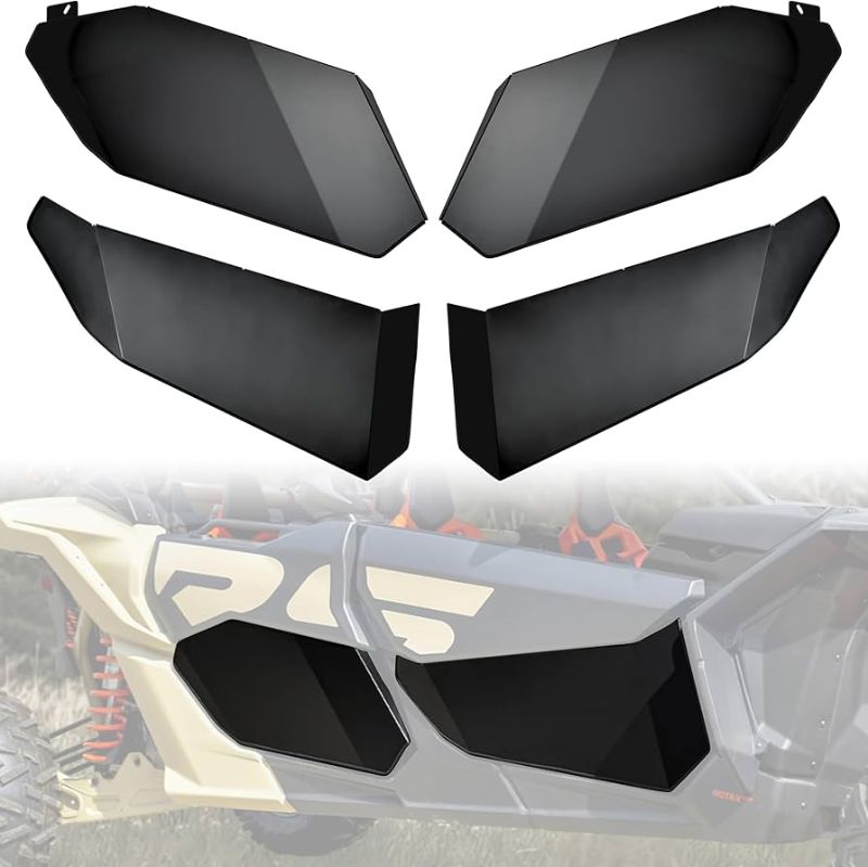 Photo 1 of Sautvs Lower Doors Kit for Can-Am X Max, Lower Door Insert Panels with Built -In Metal Frame for Can am Maverick x Max RS dS  Accessories ,Doors ,Front & Rear