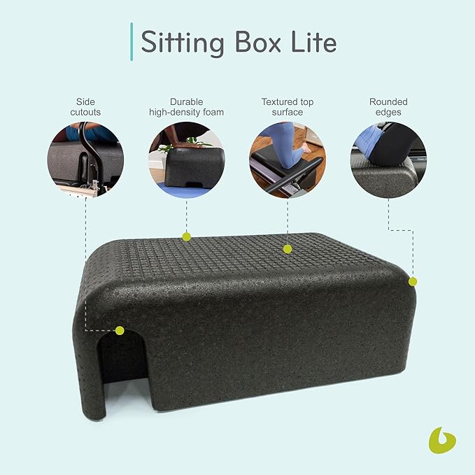 Photo 1 of Balanced Body Sitting Box Lite, Pilates Reformer and Floor Exercise Equipment, Pilates Workout Equipment for Home Gym or Studio