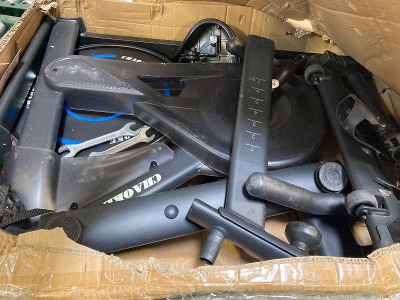 Photo 1 of exercise Bike, CHAOKE Quiet Magnetic Resistance 300LB Capacity Stationary Bike for Home with App Compatible, Indoor Bike with Comfortable Seat and Digital Display