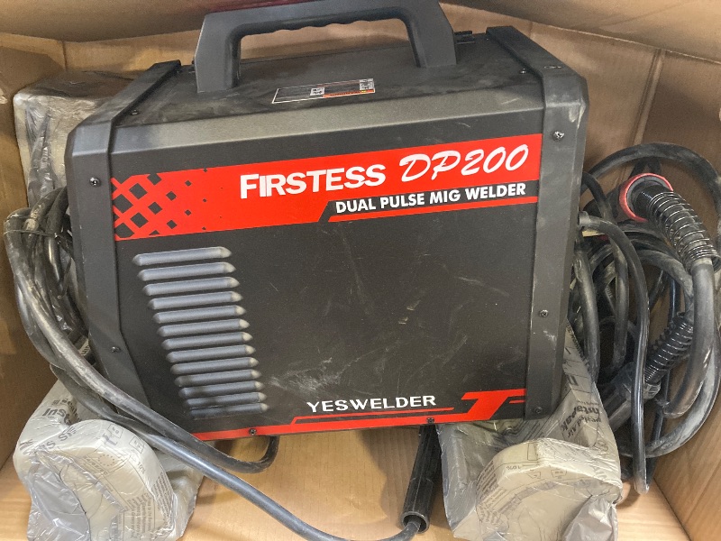Photo 1 of YESWELDER Firstess DP200 Dual Pulse,7-Inch LCD Screen 120/240V Dual Voltage MIG Welder,MIG/Pulsed MIG/Flux Core/Spool Gun MIG/Lift TIG/Stick Multiprocess Welding Machine