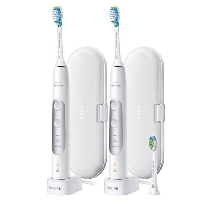 Photo 1 of Philips Sonicare ExpertResults 7000 Electric Toothbrush, 2-pack