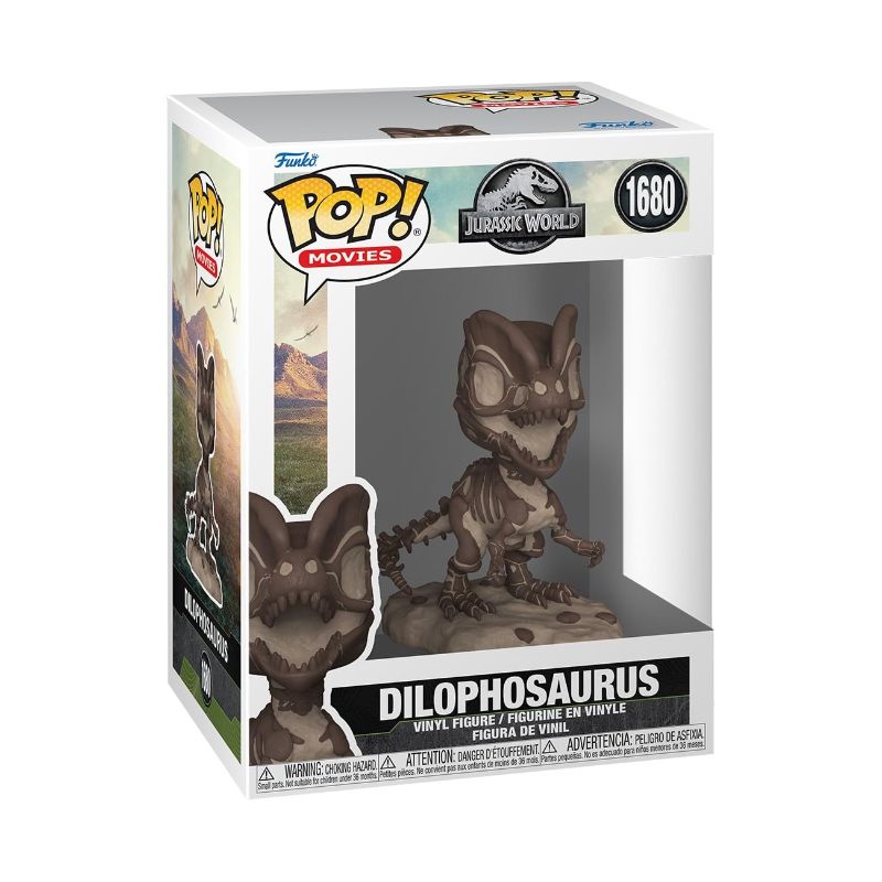 Photo 1 of  Funko Pop! Movies: Jurassic Park? Fossil - Dilophosaurus 