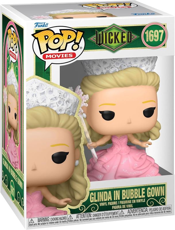 Photo 1 of  Funko POP Movies: Glinda in Bubble Gown - Wicked - Collectable Vinyl Figure - Gift Idea - Official Merchandise - for Kids & Adults - Movies Fans - Model Figure for Collectors and Display 