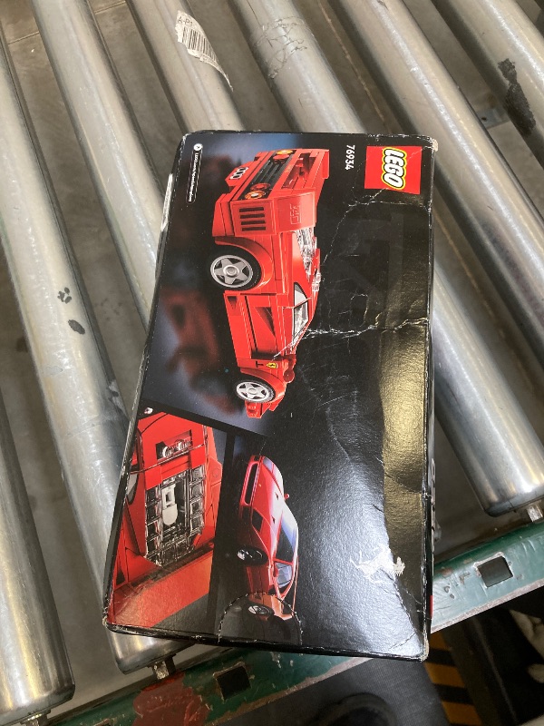 Photo 1 of  LEGO Speed Champions Ferrari F40 Supercar, Toy Car Model Building Set with Driver Minifigure, Collectible Ferrari Toy for Kids Ages 9 and Up, 76934 