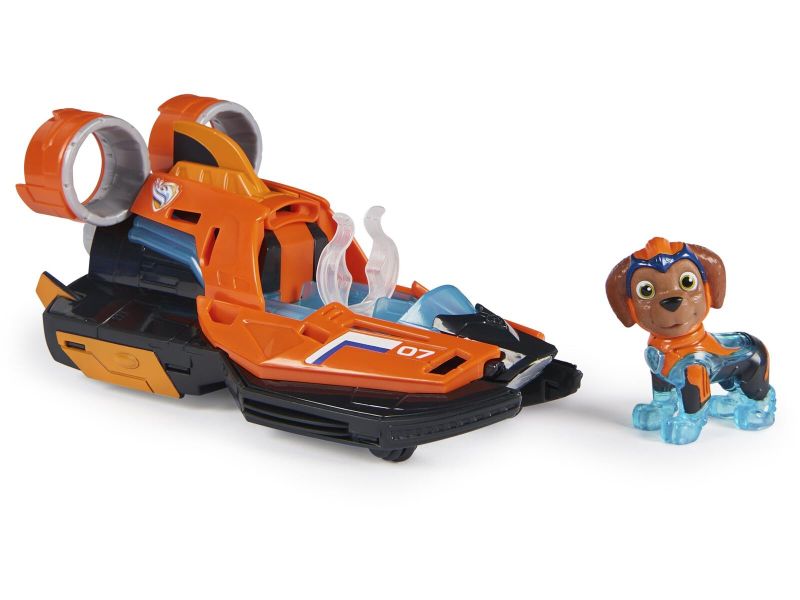 Photo 1 of  PAW Patrol: The Mighty Movie, Toy Jet Boat with Zuma Mighty Pups Action Figure, Lights and Sounds, Kids’ Toys for Boys and Girls 3+ 