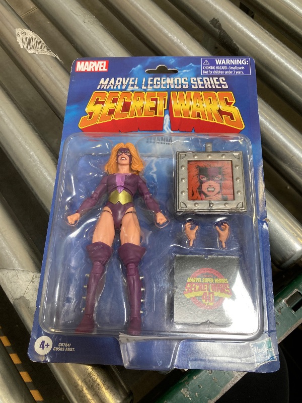 Photo 1 of  Marvel Legends Series Titania, Retro Super Heroes Secret Wars Comics Collectible 6 Inch Action Figure with Shield 