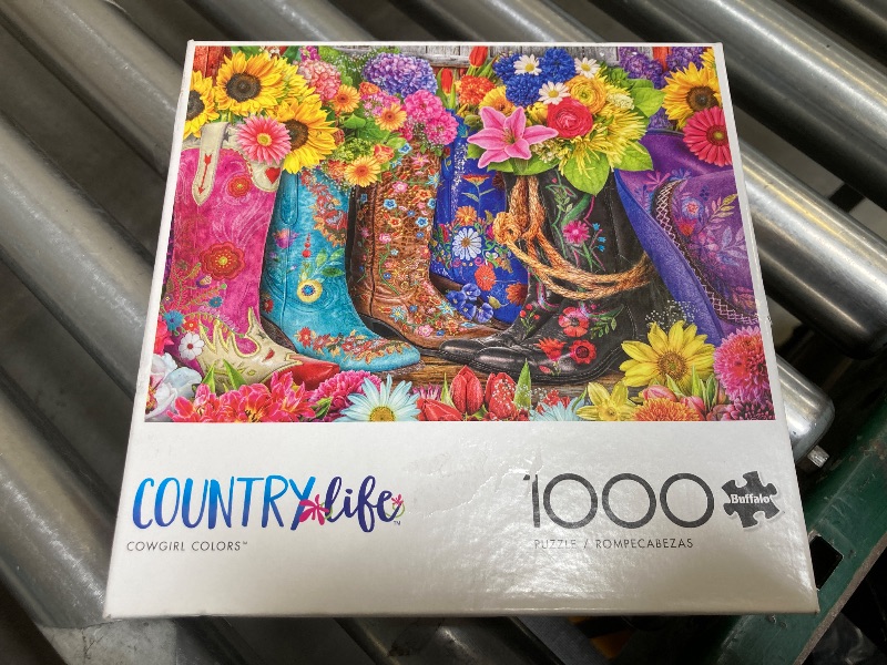 Photo 1 of  Buffalo Games - Lars Stewart - Cowgirl Colors - 1000 Piece Jigsaw Puzzle For Adults -Challenging Puzzle Perfect for Game Nights - Finished Size is 26.75 x 19.75 
