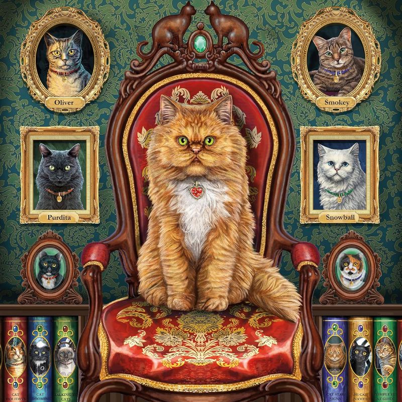 Photo 1 of  Ceaco - Night Spirit - Mad About Cats - 500 Piece Jigsaw Puzzle 