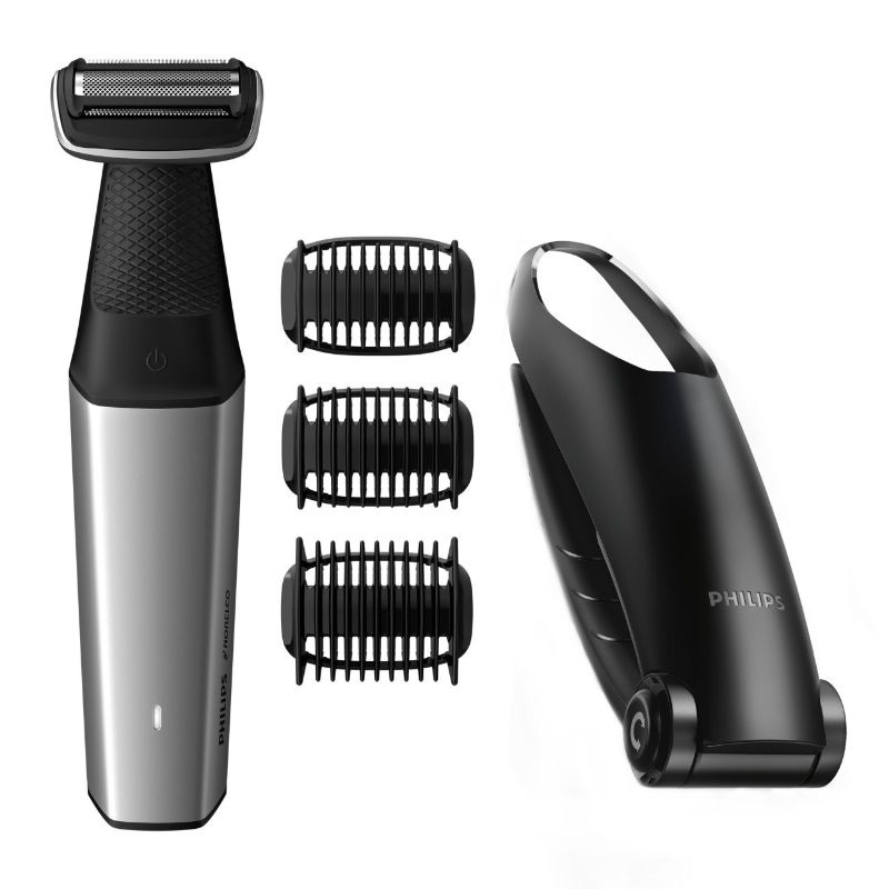 Photo 1 of  Philips Norelco Bodygroom Series 3500 Showerproof Body Trimmer for Men with Back Attachment, BG5025/49 