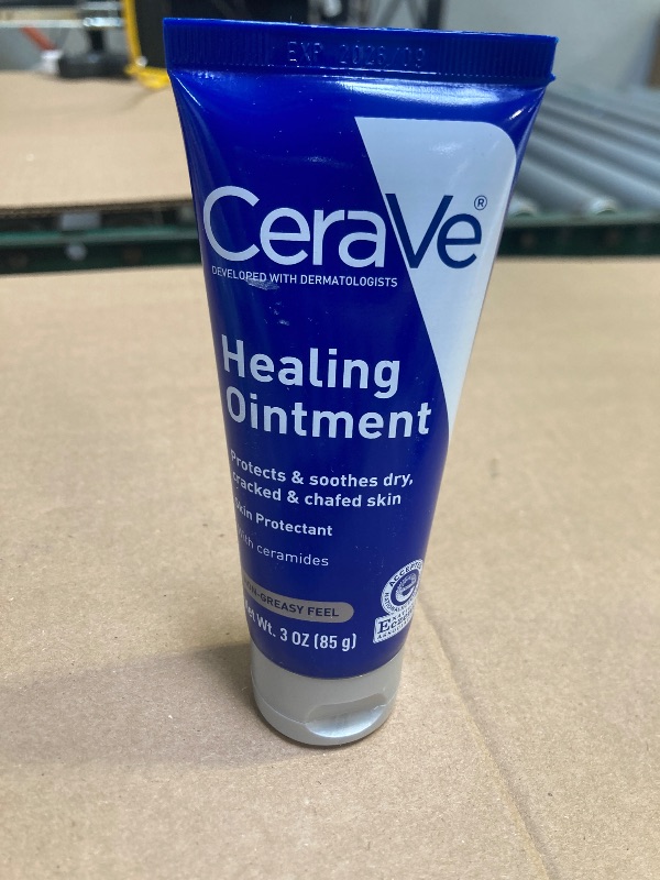 Photo 1 of CeraVe Healing ointment | 3 ounce | cracked skin repair skin protectant with petrolatum ceramides | lanolin & fragrance free, 3 Ounce