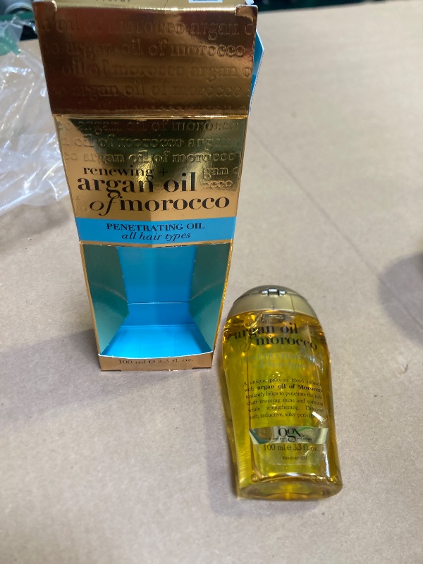 Photo 1 of Organix Penetrating Oil, Renewing Moroccan Argan Oil 3.3 oz (Pack of 8)