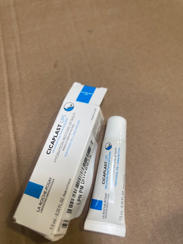Photo 1 of La Roche-Posay Cicaplast Lip Balm B5, Hydrating Balm with Shea Butter, Lip Treatment for Dry Cracked Lips, Moisturizing and Repairing Balm, Fragrance Free