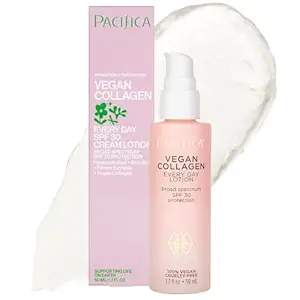 Photo 1 of Pacifica Face Moisturizer - Vegan Collagen Face Lotion SPF 30 Broad Spectrum Sunscreen Every Day Face Lotion, UVA/UVB Protection for All Skin Types, Lightweight, Hydrating, Cruelty Free