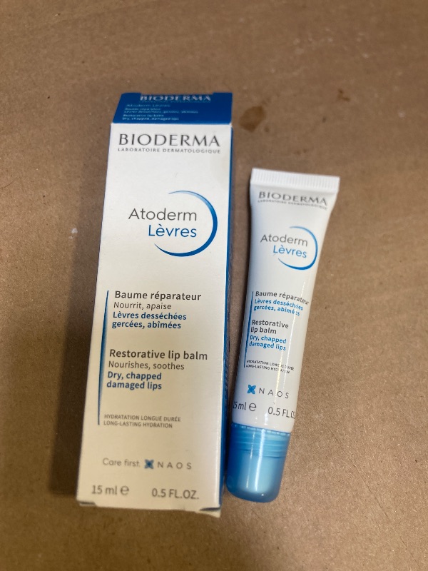 Photo 1 of Bioderma Atoderm Lip Balm - Moisturizing and Nourishing Lip Balm for Dry, Chapped Lips