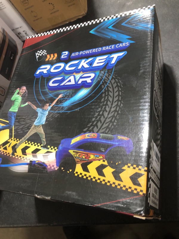 Photo 1 of ArtCreativity Car Rocket Launcher For Kids Super Catapult Car Racers, Includes 2 Cars, 2 Stomp Launchers, Ramp, finish line, & Decorating Decals, Car Toys for Kids, Adrenaline-Pumping Outdoor Toys